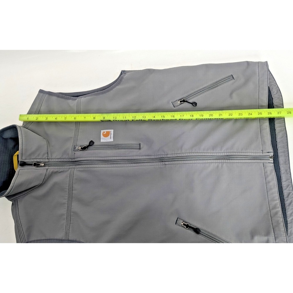 Carhartt Denwood Soft Shell Charcoal Vest - 102219 - Men's size M Regular - Picture 15 of 16